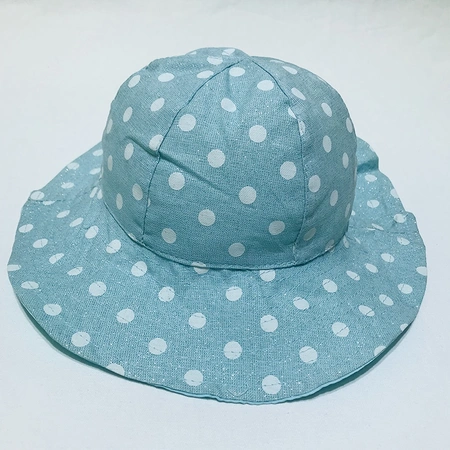 Children's polka-dot basin hat sun hat Item Picture