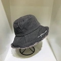 Fur-rimmed fisherman's hat leisure sunshade bask in basin hat Specification drawing