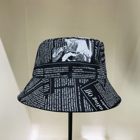 Newspaper basin hat sun hat fisherman hat Specification drawing
