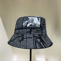 Newspaper basin hat sun hat fisherman hat Specification drawing