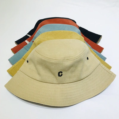 Alphabet embroidery fisherman hat sun hat thumbnail