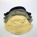 Fur-rimmed fisherman's hat leisure sunshade bask in basin hat full figure