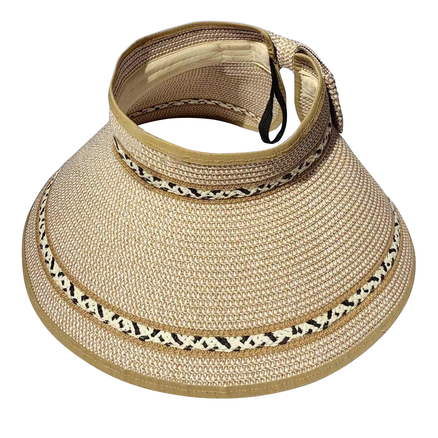 ChengWen Women's Lace No Top Sun Sesame Discrimination Protection Sun Hat full figure