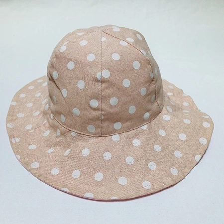 Children's polka-dot basin hat sun hat undefined