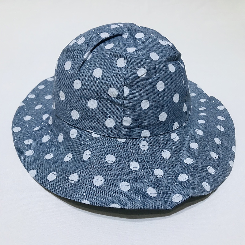 Children's polka-dot basin hat sun hat undefined