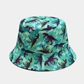 Bucket hats vintage dinosaur fisherman hat Specification drawing