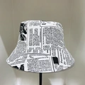 Newspaper basin hat sun hat fisherman hat details Picture