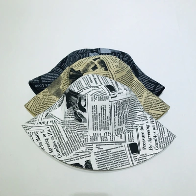 Newspaper basin hat sun hat fisherman hat thumbnail