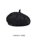 Beret lady spring and autumn Korean web celebrity octagonal hat day art versatile pumpkin hat retro British velvet hat trend Specification drawing