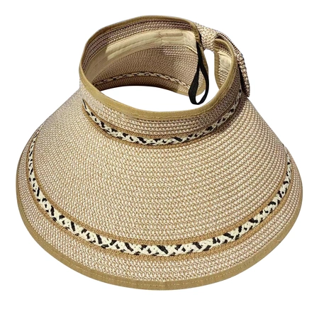 ChengWen Women's Lace No Top Sun Sesame Discrimination Protection Sun Hat full figure