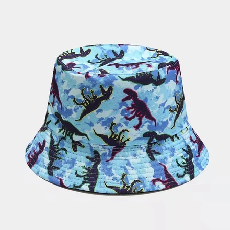 Bucket hats vintage dinosaur fisherman hat details Picture